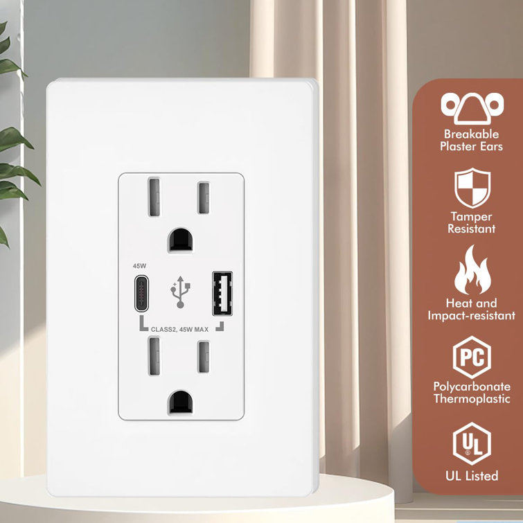 EZsport Tamper Resistant Outlet Wayfair